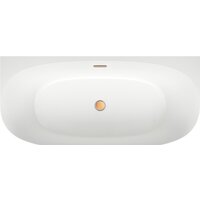 Ванна Wellsee Belle Spa 2.0 160x75 235801004 (пристенная ванна белый глянец, экран, ножки, сифон-автомат золото) - Превью изображения №4 — Интернет-магазин samo.by