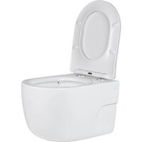 Унитаз подвесной Roxen Porto в комплекте с инсталляцией StounFix Dual Fresh 6 в 1 966529 (кнопка: бежевый) - Превью изображения №7 — Интернет-магазин samo.by