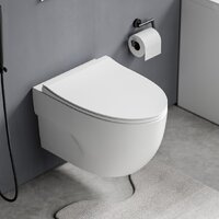 Унитаз подвесной Roxen Porto в комплекте с инсталляцией StounFix Dual Fresh 6 в 1 966529 (кнопка: бежевый) - Превью изображения №9 — Интернет-магазин samo.by