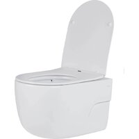 Унитаз подвесной Roxen Porto в комплекте с инсталляцией StounFix Dual Fresh 6 в 1 966529 (кнопка: бежевый) - Превью изображения №8 — Интернет-магазин samo.by