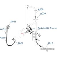 Душевая система  Wasserkraft A174868 - Превью изображения №7 — Интернет-магазин samo.by