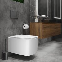 Унитаз подвесной Roxen Berg 530235-01 Rimless Soft Close NC - Превью изображения №2 — Интернет-магазин samo.by
