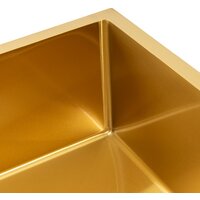 Кухонная мойка ARFEKA ECO AR 550*450 GOLD PVD NANO - Превью изображения №6 — Интернет-магазин samo.by