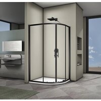 Veconi 120x90 RV08B-12090-01-C3 (стекло прозрачное/черный)