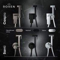 Гигиенический душ Roxen Caspia 500960-GM (оружейная сталь) - Превью изображения №12 — Интернет-магазин samo.by