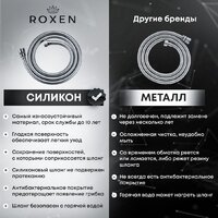 Гигиенический душ Roxen Caspia 500960-GM (оружейная сталь) - Превью изображения №10 — Интернет-магазин samo.by
