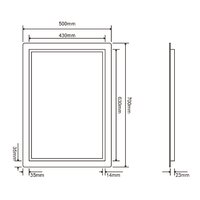  Roxen Зеркало Gotem 510165-50 50х70 - Превью изображения №11 — Интернет-магазин samo.by