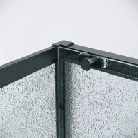 Душевая стенка Grossman Style 90x195 200.K33.05.90.21.02 (черный матовый/стекло шиншилла) - Превью изображения №10 — Интернет-магазин samo.by