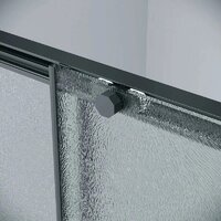 Душевая стенка Grossman Style 90x195 200.K33.05.90.21.02 (черный матовый/стекло шиншилла) - Превью изображения №9 — Интернет-магазин samo.by
