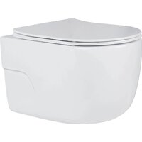 Унитаз подвесной Roxen Porto в комплекте с инсталляцией StounFix Dual Fresh 6 в 1 968015 (кнопка: золото глянцевое ) - Превью изображения №5 — Интернет-магазин samo.by