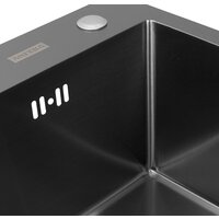 Кухонная мойка ARFEKA Eco AR 500*500 Black PVD Nano - Превью изображения №12 — Интернет-магазин samo.by