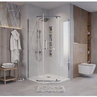 Душевой уголок Grossman Pragma 90x90x195 302.K33.03.9090.10.00 (хром/прозрачное стекло) - Превью изображения №7 — Интернет-магазин samo.by