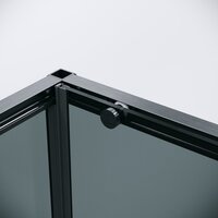 Душевой уголок Grossman Galaxy 100x80x195 120.K33.01.1080.42.10 (графит сатин/стекло тонированное) - Превью изображения №3 — Интернет-магазин samo.by
