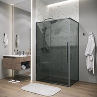 Душевой уголок Grossman Galaxy 100x80x195 120.K33.01.1080.42.10 (графит сатин/стекло тонированное) - Превью изображения №6 — Интернет-магазин samo.by