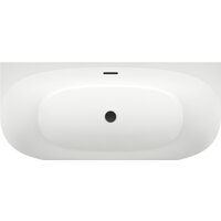 Ванна Wellsee Belle Spa 2.0 160x75 235801003 (пристенная ванна белый глянец, экран, ножки, сифон-автомат матовый черный) - Превью изображения №4 — Интернет-магазин samo.by