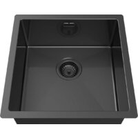 Кухонная мойка ZorG ZRN 4545 Premium PVD Gunblack - Превью изображения №2 — Интернет-магазин samo.by