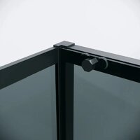 Душевая стенка Grossman Style 90x195 200.K33.05.90.21.10 (черный матовый, стекло тонированное) - Превью изображения №7 — Интернет-магазин samo.by