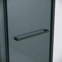 Душевая стенка Grossman Style 90x195 200.K33.05.90.21.10 (черный матовый, стекло тонированное) - Превью изображения №11 — Интернет-магазин samo.by