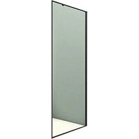 Veconi 80x195 KP07B-80-01-C4 (стекло прозрачное/черный)