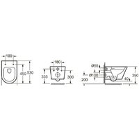 Унитаз подвесной Lavinia Boho Biore Rimless 21010006 (чаша, пневмокрышка, шум-я) - Превью изображения №10 — Интернет-магазин samo.by