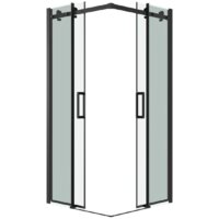 Душевой уголок Grossman Classic 80x80x195 300.K33.04.8080.21.00 (черный матовый/прозрачное стекло) - Превью изображения №12 — Интернет-магазин samo.by