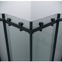 Душевой уголок Grossman Classic 80x80x195 300.K33.04.8080.21.00 (черный матовый/прозрачное стекло) - Превью изображения №14 — Интернет-магазин samo.by