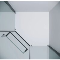 Душевой уголок Grossman Pragma 100x100x195 302.K33.03.1010.42.00 (графит сатин/прозрачное стекло) - Превью изображения №6 — Интернет-магазин samo.by