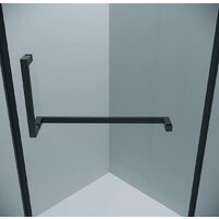 Душевой уголок Grossman Pragma 100x100x195 302.K33.03.1010.42.00 (графит сатин/прозрачное стекло) - Превью изображения №3 — Интернет-магазин samo.by