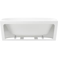 Ванна Wellsee Belle Spa 2.0 160x75 235801002 (пристенная ванна белый глянец, экран, ножки, сифон-автомат глянцевый белый) - Превью изображения №3 — Интернет-магазин samo.by