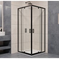 RGW PA-038B 350803888-14 80x80 (черный/прозрачное стекло)