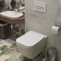 Унитаз подвесной Roxen Cube Bidet 530135-01X Rimless Soft Close с функцией биде - Превью изображения №3 — Интернет-магазин samo.by