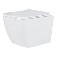 Унитаз подвесной Roxen Cube Bidet 530135-01X Rimless Soft Close с функцией биде - Превью изображения №6 — Интернет-магазин samo.by