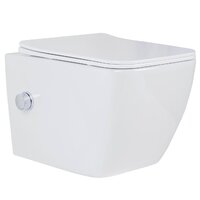 Унитаз подвесной Roxen Cube Bidet 530135-01X Rimless Soft Close с функцией биде - Превью изображения №8 — Интернет-магазин samo.by