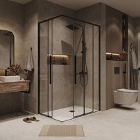 Душевой уголок Grossman Galaxy 110x80x195 300.K33.01.1180.42.00 (графит сатин/прозрачное стекло) - Превью изображения №8 — Интернет-магазин samo.by
