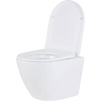 Унитаз подвесной Roxen Antares в комплекте с инсталляцией StounFix Dual Fresh 6 в 1 968011 (кнопка: золото глянцевое ) - Превью изображения №6 — Интернет-магазин samo.by