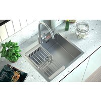 Кухонная мойка ARFEKA Eco AR 500*500 Satin - Превью изображения №6 — Интернет-магазин samo.by