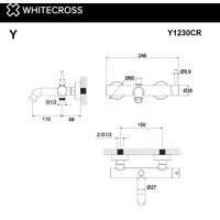 Смеситель Whitecross Y Y1230GM (оружейная сталь) - Превью изображения №3 — Интернет-магазин samo.by