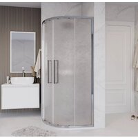 Душевой уголок Grossman Cosmo 80x80x195 301.K33.02.8080.10.02 (хром/шиншилла стекло) - Превью изображения №7 — Интернет-магазин samo.by