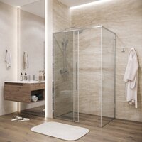 Душевой уголок Grossman Galaxy 100x90x195 120.K33.01.1090.10.00 (хром/прозрачное стекло) - Превью изображения №8 — Интернет-магазин samo.by