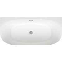 Ванна Wellsee Belle Spa 2.0 160x75 235801001 (пристенная ванна белый глянец, экран, ножки, сифон-автомат хром) - Превью изображения №4 — Интернет-магазин samo.by