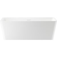 Wellsee DeSire 159,5x77 231501002 (отдельностоящая ванна белый глянец, экран, ножки, сифон-автомат глянцевый белый)