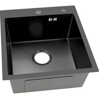 Кухонная мойка ARFEKA ECO AR 450*500 BLACK PVD NANO - Превью изображения №3 — Интернет-магазин samo.by