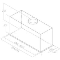 Кухонная вытяжка Elica Fold GR/A/52 PRF0180808 - Превью изображения №2 — Интернет-магазин samo.by
