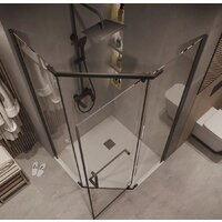Душевой уголок Grossman Pragma 100x100x195 302.K33.03.1010.21.00 (черный матовый/прозрачное стекло) - Превью изображения №10 — Интернет-магазин samo.by