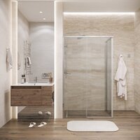 Душевой уголок Grossman Galaxy 100x90x195 120.K33.01.1090.10.02 (хром/стекло шиншилла) - Превью изображения №7 — Интернет-магазин samo.by