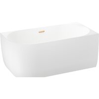 Ванна Wellsee Belle Spa 150x75 235702004 (пристенная ванна (правая) белый глянец, экран, каркас, сифон-автомат золото) - Превью изображения №2 — Интернет-магазин samo.by