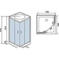 Душевая кабина WeltWasser WW500 Laine 1004 - Превью изображения №11 — Интернет-магазин samo.by