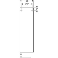  Geberit Шкаф-пенал Smyle Square 36 500.361.JR.1 (темный орех) - Превью изображения №2 — Интернет-магазин samo.by