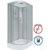 Душевая кабина Niagara NG-3312-14R 120x80x215 (матовое стекло) - Превью изображения №2 — Интернет-магазин samo.by