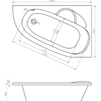Ванна Lavinia Boho Bell Pro 160x105 L 3702160L - Превью изображения №6 — Интернет-магазин samo.by